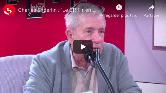 Charles Enderlin dénonce l’apartheid subi par les Arabes en Israël - VIDEO