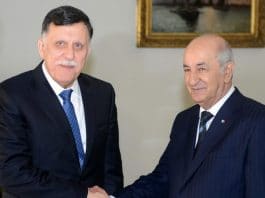 Le chef du gouvernement en Libye et le président de l'Algérie