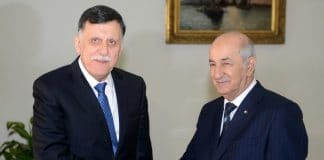 Le chef du gouvernement en Libye et le président de l'Algérie