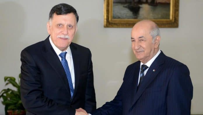 Le chef du gouvernement en Libye et le président de l'Algérie