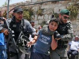 enfants palestiniens arrêtés jérusalem israel