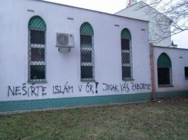 republique tcheque brno mosquee vandalisee