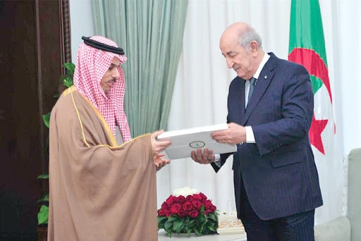 Algérie -  Le président Abdelmadjid Tebboune reçoit le Ministre saoudien des Affaires Etrangères