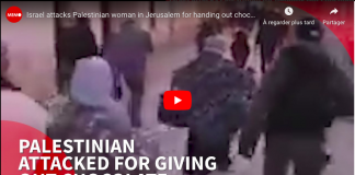 Jérusalem Des soldats israéliens s'attaquent à une vieille dame pour avoir distribué des chocolats - VIDEO