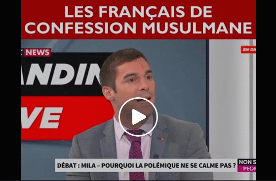 Julien Odoul Les français de confession musulmane ne font pas partie de la communauté française