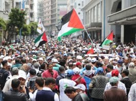 Rabat - les Marocains marchent et soutiennent de toutes leurs forces les Palestiniens