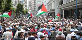 Rabat - les Marocains marchent et soutiennent de toutes leurs forces les Palestiniens