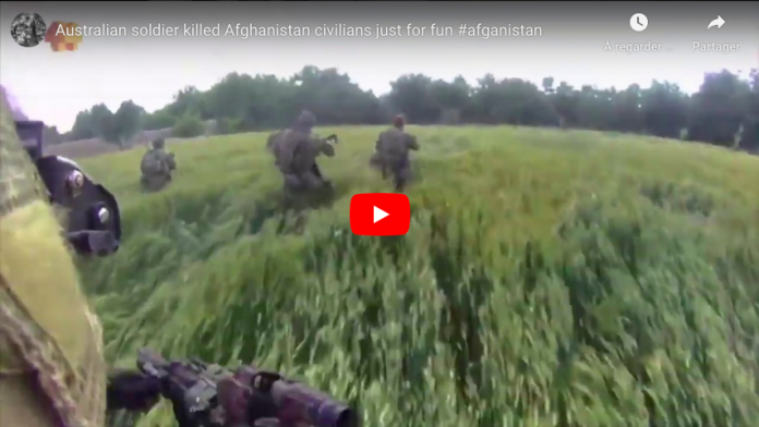 Afghanistan Un soldat australien exécute un jeune musulman à bout portant VIDEO