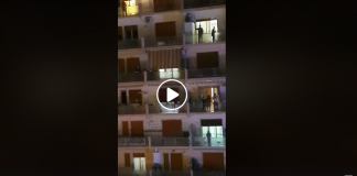 Confinés chez eux, les Italiens chantent aux fenêtres pour se remonter le moral - VIDEO