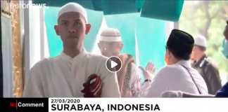 Coronavirus l’Indonésie lance une grande campagne de désinfection dans les mosquées VIDEO