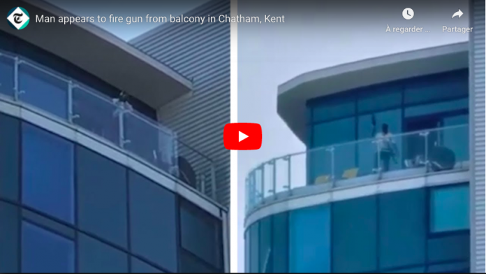 RoyaumeUniun homme armé d’une mitrailleuse tire sur les passants depuis son balcon VIDEO