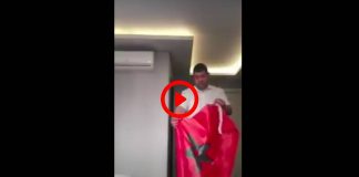 Un homme brûle le drapeau marocain et brandit le drapeau de Daesh sa nouvelle patrie VIDEO (1)