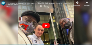 Coronavirus une boutique africaine distribue gratuitement des masques aux Parisiens - VIDEO