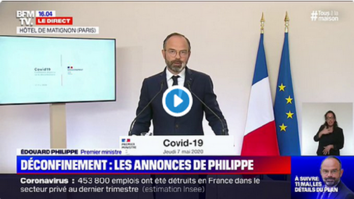 Édouard Philippe annonce officiellement l'entrée de la France en phase de déconfinement dès le 11 mai