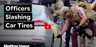 La police de Minneapolis crève les pneus des voitures de journalistes - VIDÉO