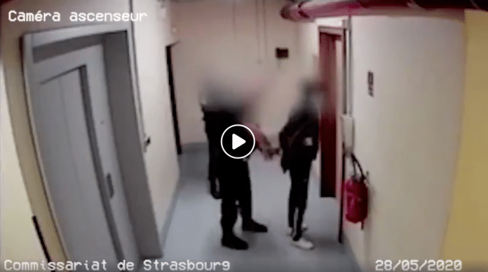 Strasbourg inculpé pour violence contre agent, la vidéo montre qu'Abdou est la victime