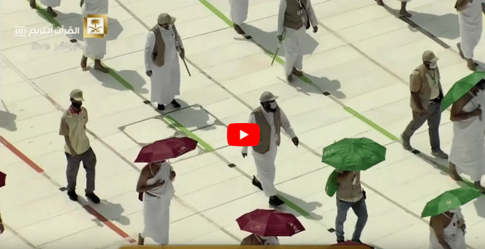 La Mecque : images exclusives des pèlerins effectuant le Tawaf tout en respectant la distanciation sociale