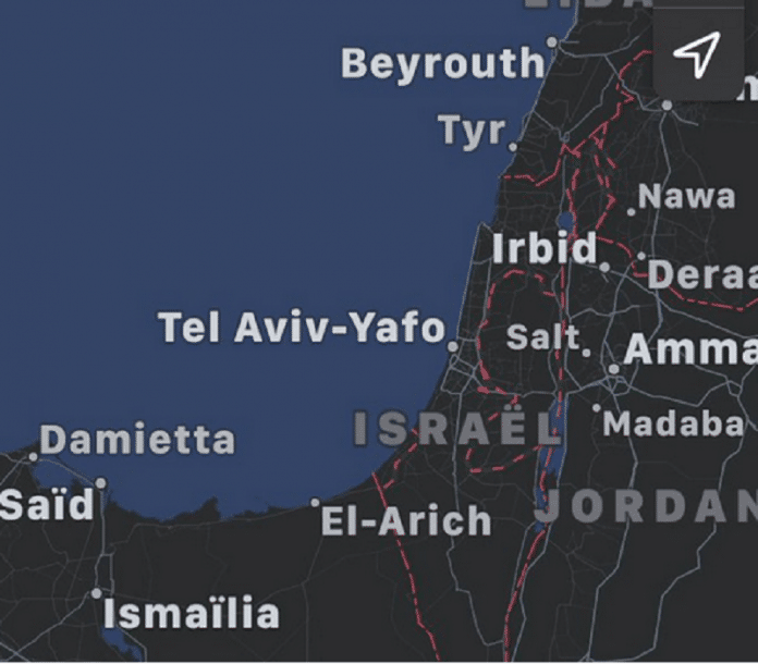 La Palestine officiellement retirée de Google Maps