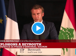 Beyrouth : En direct, Emmanuel Macron se met à parler en arabe pour rendre hommage au Liban