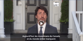 CanadaJustin Trudeau présente ses voeux aux Musulmans à l’occasion de l’Aïd al-Adha