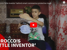 Maroc Mohammed Bilal Hamouti « petit inventeur » de 11 ans conçoit un masque de protection intelligent