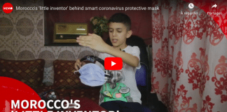 Maroc Mohammed Bilal Hamouti « petit inventeur » de 11 ans conçoit un masque de protection intelligent