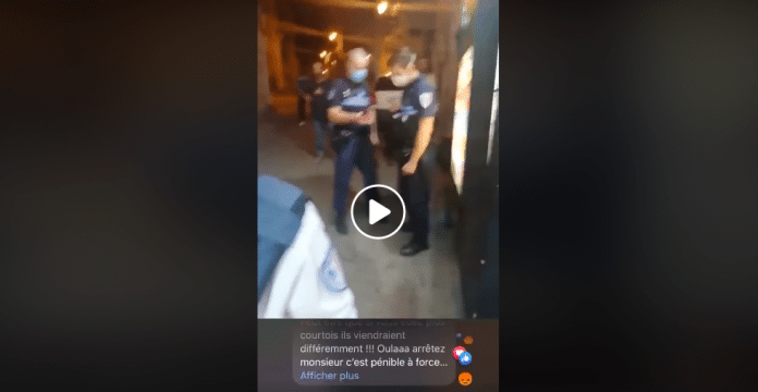 Montpellier Mounir accuse des policiers municipaux de l'harcèlement quotidien dans son commerce - VIDEO2