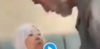 Palestine Cheikh Raed Salah fait ses adieux à sa mère avant d'entrer en prison - VIDEO