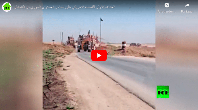 Une vidéo montre une violente scène d'affrontement entre l'armée syrienne et l'armée américaine