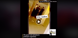 Ivry-sur-Seine une vidéo montre des policiers agresser gratuitement un jeune homme dans un hall d’immeuble