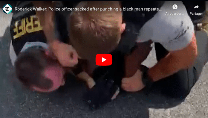 Un policier américain s’acharne sur un homme au sol et le roue de coups de poing - VIDEO