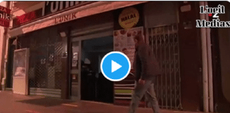 Brahim Jelloul, gérant d'un restaurant halal, qui a recueilli une des victimes de la basilique, témoigne