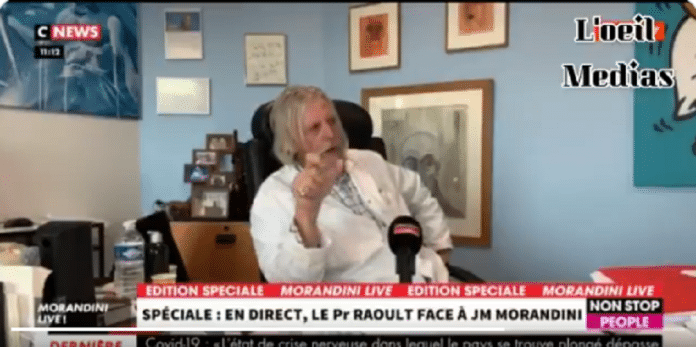 Lors d'une interview, Didier Raoult s'énerve : 