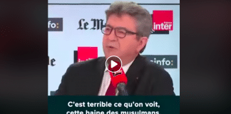 « 99,9% des musulmans demandent qu’on leur foute la paix ! » Jean-Luc Mélenchon monte au créneau - VIDEO