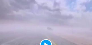 Arabie saoudite d’énormes grêlons s’abattent sur la région de Tabuk - VIDEO (1)