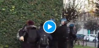 Lille des jeunes filles malmenées puis gazées par des policiers - VIDEO