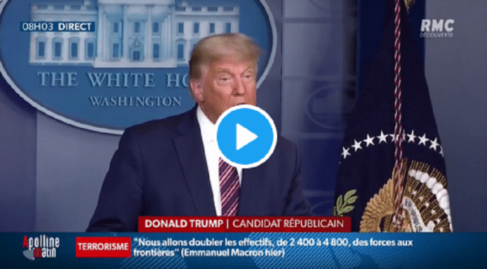 Scène inédite à la télévision américaine : les chaînes obligées d'interrompre le discours de Donald Trump