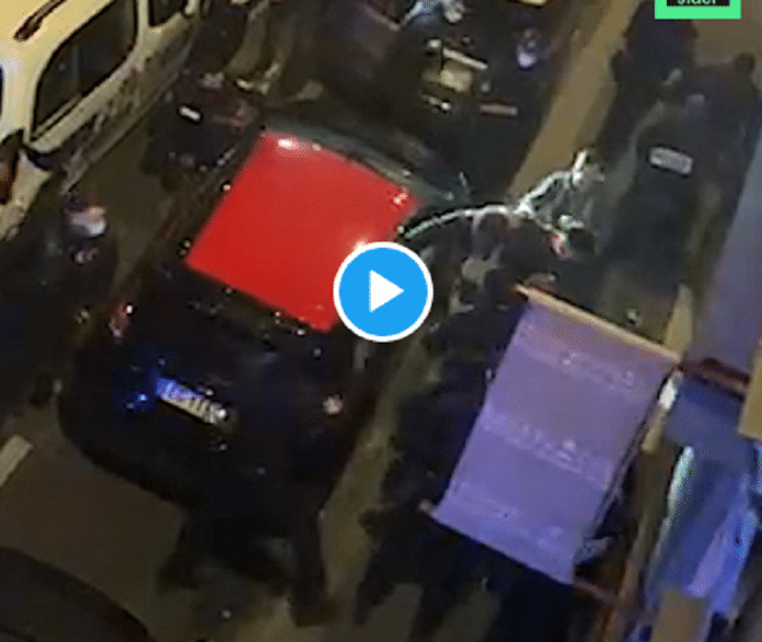 Une vidéo inédite prise par un voisin montre la violence inouïe dont a été victime Michel
