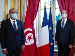 Jean Castex reçoit le Premier ministre tunisien, Hichem Mechichi