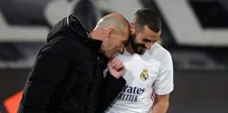 Selon Zinédine Zidane, Karime Benzema "est le meilleur attaquant français de l'histoire"