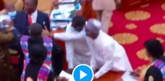 Ghana une bagarre entre députés éclate au Parlement, l’armée appelée en renfort - VIDEO