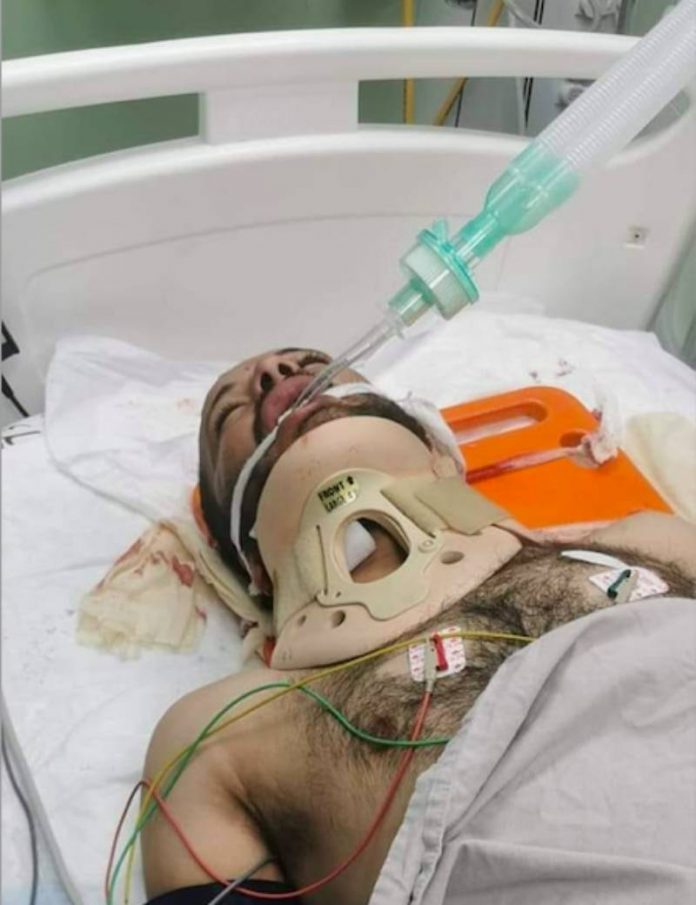 Haroun victime de tirs d’un soldat israélien entre la vie et la mort