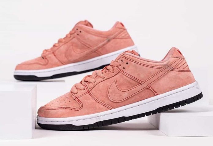 Nike lance sa paire « Pink Pig » 100% pur cuir de porc 2v