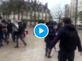 Dijon des extrémistes de droite agressent une jeune fille voilée en pleine rue - VIDEO