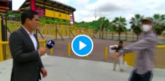 Equateur un animateur de télévision se fait braquer devant les caméras - VIDEO