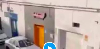 Espagne un policier met KO un témoin de violences policières - VIDEO 