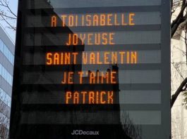 Levallois-Perret Patrick Balkany utilise l’affichage municipal pour déclarer sa flamme à sa femme