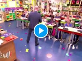 « C’est vrai qu’Emmanuel Macron s’est marié avec sa prof et vous avec votre élève ? » un enfant met Blanquer mal à l’aise - VIDEO