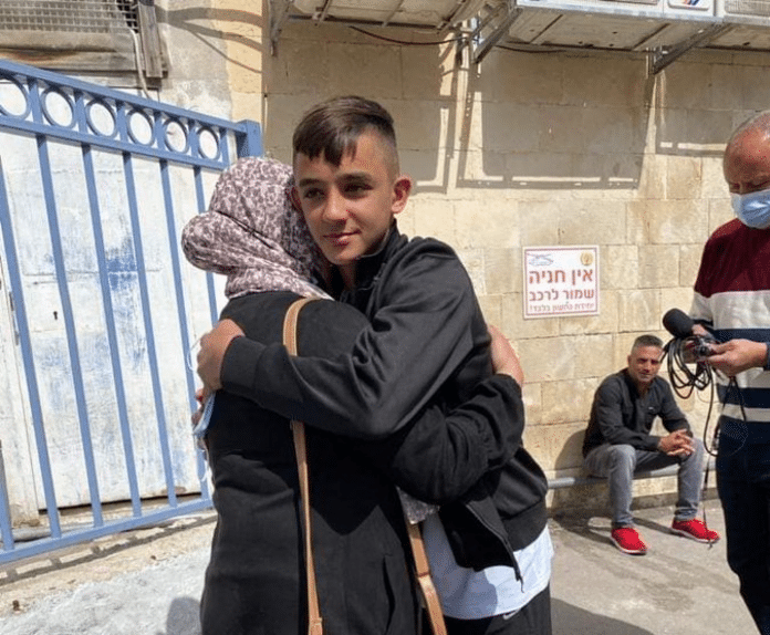 Israël condamne un garçon palestinien de 14 ans à deux mois de prison