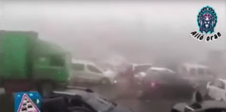 Algérie un immense carambolage sur l’autoroute détruit des dizaines de véhicules - VIDEO